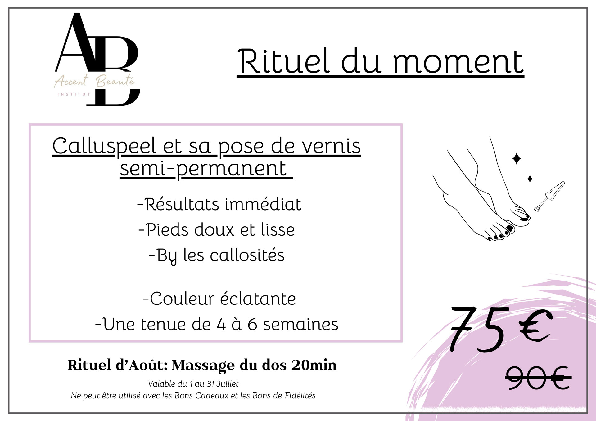 Promo Accent beauté Juillet 2025